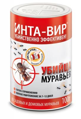 Инта вир средство от садовых и домашних муравьев 100г (36шт)