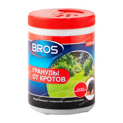 Гранулы BROS от кротов и землероек банка 120мл (12шт)
