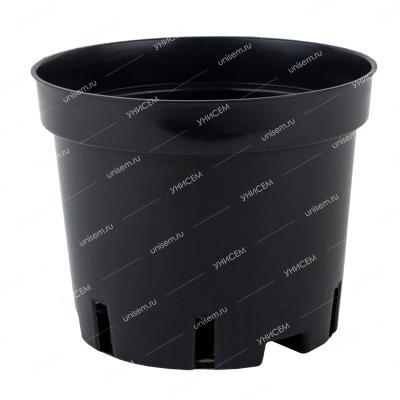 Горшок для рассады 1л 13*10,4 круг литье  КРАТНО 25 цена за 1шт (100 шт)