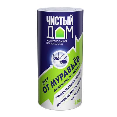 Дуст Чистый Дом от муравьев без запаха туба 350г (12шт)